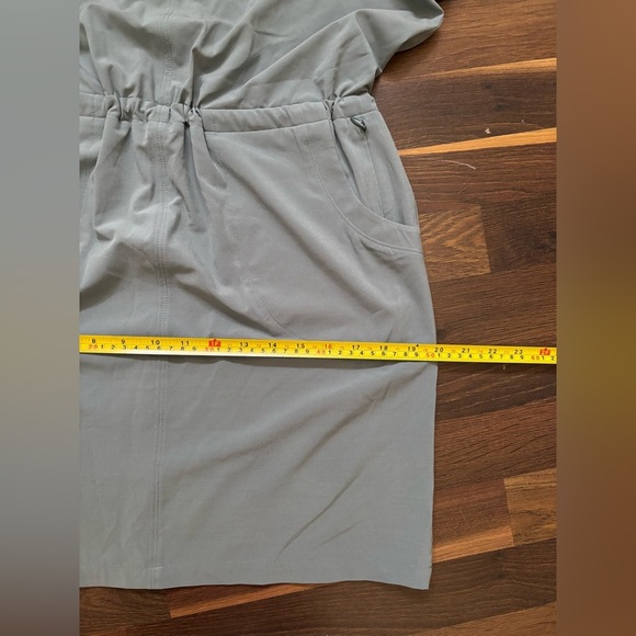 Prana Dress Womens Sz Small Smoky Blue Norma Pockets Lightweight Travel Outdoor - Picture 7 of 9